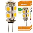 G4 9 High-Power LED [sebson�] (Warm-Wei� - 9 x 5050 SMD LED - 360� Abstrahlwinkel - G4 Sockel - 12V DC - 1,5W - �11�35mmmm)