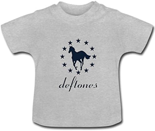 Shangmai Custom Deftones Baby girls and boys Toddler t Shirt grey