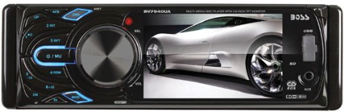 Boss Audio Systems In-Dash DVD/MP3/CD/AM/FM Receiver with 3.6-Inch Widescreen TFT Monitor (BV7940UA)