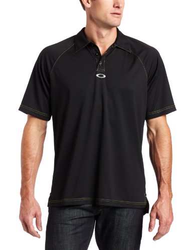 Oakley Men's Render Polo, Black, Large