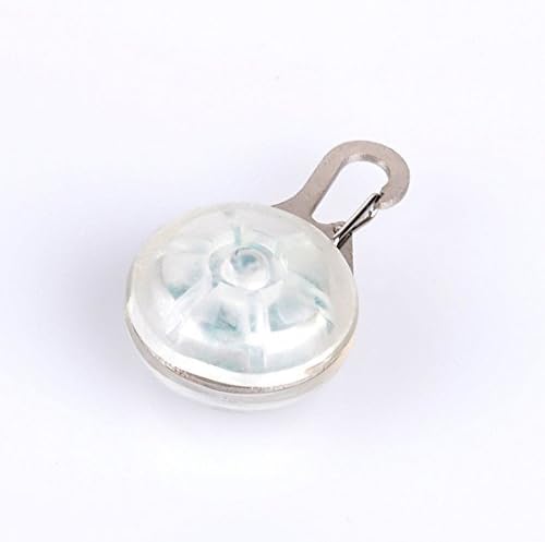 XIDAJE store Popular NEW Pet LED Tag Clip on Glow Flashing Blinking in the Dark Light