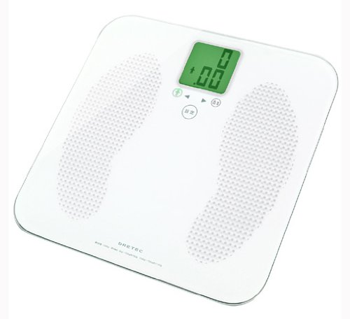 DRETEC 【抱っこして一緒に乗った赤ちゃんやペットの体重がはかれる体重計】 ボディスケール 「DACCO」 ホワイト BS-169WT
