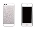 5C Case, I'EXCEL Luxury Beauty Hybrid Hard PC Shiny Bling Glitter Sparkle with Crystal Rhinestone Cover Case for iphone 5C (Hard Silver)