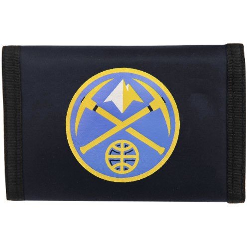 Denver Nuggets Navy Blue Nylon Tri-Fold Wallet