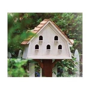 Birdhouse (White) (15.5 x 20) by