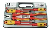 41aYYY41wKL SL160 in Elektroniker VDE Schraubendreher Set 7tlg Zangen Satz