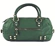 Linea Pelle Dylan Long Speedy Handbag in Leaf Green