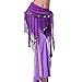ZLTdream Women's Belly Dance triangler Hip Scarf With Coins
