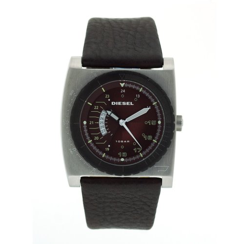 Diesel Men's DZ1160 Leather Band Quartz Watch