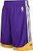 Los Angeles Lakers adidas 2009-2010 On-Court Pre-Game Short - XX-Large
