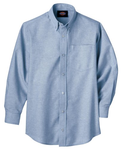 Dickies big boys  long sleeve oxford shirt, light blue,…