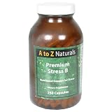 A to Z Naturals  Premium Stress B, 250 Capsules