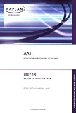 Review Kaplan Publishing  / Business Taxation FA 06: Study Text/workbook Unit 18