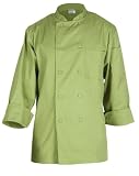 Chef Works 2833-LIM Basic Chef Coat, Lime Green, Small