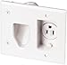 EATON SP-L 35Mrw Wall Plate, 2 Gang White