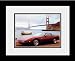 Framed 8 X 10 Corvette San Francisco Bay Print (Black Frame)