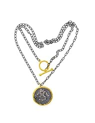 Religious 14kt Yellow Gold Om Pendant Chain Necklace Jewelry