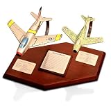 F86F Sabre and Mig 15 Fagot Fighter Aircraft Desktop Handcrafted Model Plane Replicas / Unique and Perfect Gift Idea