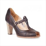 Ladies Marge T-Strap in Brownish Black Size: 5 by Timberland