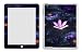 Bundle Monster Apple iPad 2/iPad 3 Tablet Vinyl Skin Cover Art Decal Sticker Protector Accessories - Peace Lotus
