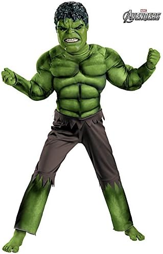 Morris Costumes Boy's HULK AVENGERS CLASSIC MUSCLE 7