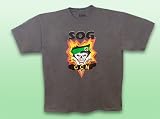 SOG Knives T-shirt Grey Patch CCN Logo Size Large