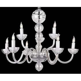 Waterford Crystal Cosmic Chandelier 9 Arm - Clear by Waterford Crystal