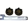 2 x KitchenAid blender black rubber coupler coupling clutch gear 9704230 + 1 x Spindle Spanner removal tool