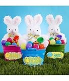 Personalized Easter Bunny Egg Hunt Bucket Set