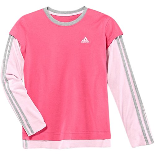 adidas Core Sport 2 in 1 Long Sleeve Tee Girls