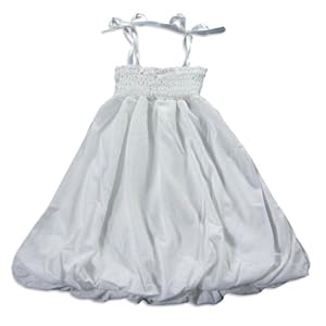 Mish - Girls Bubble Sundress, White