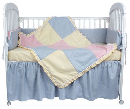 Kitchen: 4 Piece Crib Bedding Set  Baby Check 