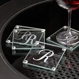 Review Abernook  / Personalized Glass Coasters (Set of 4)