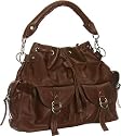 Large Leather ''Mischa'' Tote by Vitalio - Black or Brown