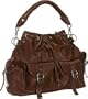 Brown Large Leather ''Mischa'' Tote by Vitalio