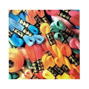 DMC-447-Skeins-Cotton-Cross-Stitch-Thread-8-meters-each