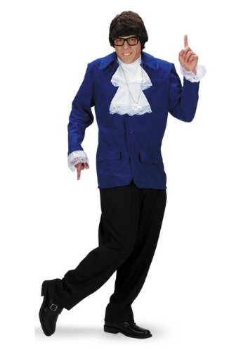 Austin Powers Standard Costume Men's up to Jacket Size 46