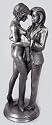 LESBIAN/GAY MARRIAGE/WEDDING Sculpture in Pewter Finish