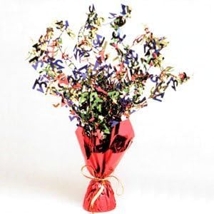 Foil Centrepiece 21st Multi Coloured