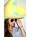 Giant Yellow Foam Cowboy Western Party Hat