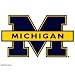 MICHIGAN WOLVERINES OFFICIAL LOGO 4X6 ULTRA DECAL WINDOW CLING