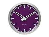 Karlsson Wall Clock Colour Splash, Mini, Purple Kitchen & Housewares