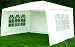 4m x 3m White Gazebo EZ UP Party Tent Marquee - 3 Walls - Water & UV Resistant