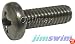 Zodiac 9-100-5125 8-32-Thread by 1/2-Inch Stainless Steel Pan Head Screw Replacement