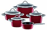 Silit 0021.1868.11 Topf-Set 5-teilig Vitaliano Rosso