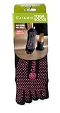 Gaiam All Grip Yoga Socks Pink Dots,  Small/Medium