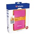 Verbatim 53025 Store 'n' Go Disque dur externe portable 2,5" USB 3.0 500 Go Hot Rose