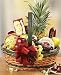 Gourmet Food : Deluxe Fruit and Gourmet Gift Basket, Deluxe