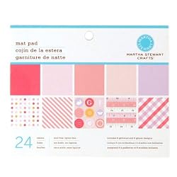 Martha Stewart Crafts Mat Pad 4 3/4'' X 6 3/4'' Baby Girl By The Package