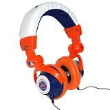 iHip MLF10278NYM MLB New York Mets DJ Style Headphones, Blue/Orange